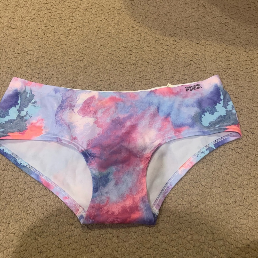 Victoria’s Secret Pink Low Rise Hipster Tie Dye